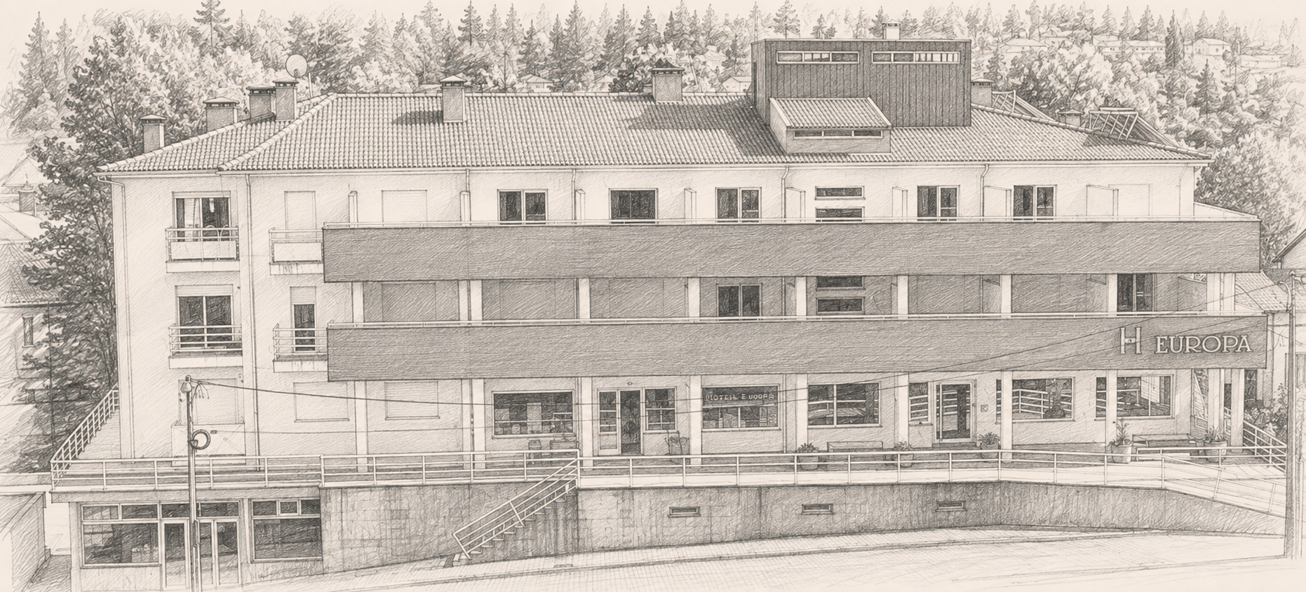 Ilustração do Hotel Europa